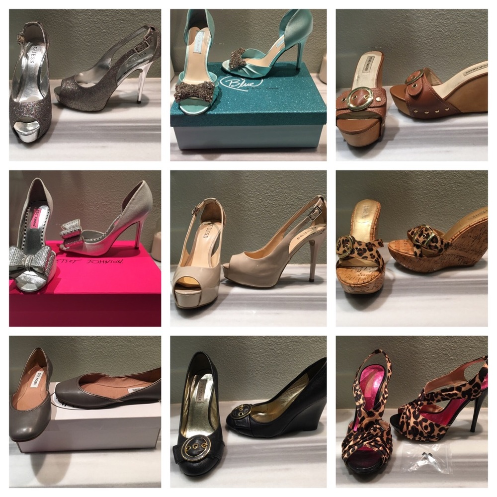 Women’s shoes- heels, tennies, flats, sandals